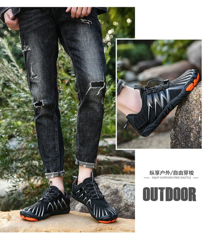 Men's Cross-Trainer | Barefoot & Minimalist Shoe | Zero Drop Sole | Wide Toe Box Aqua Shoes Five-Finger Swimming Shoes