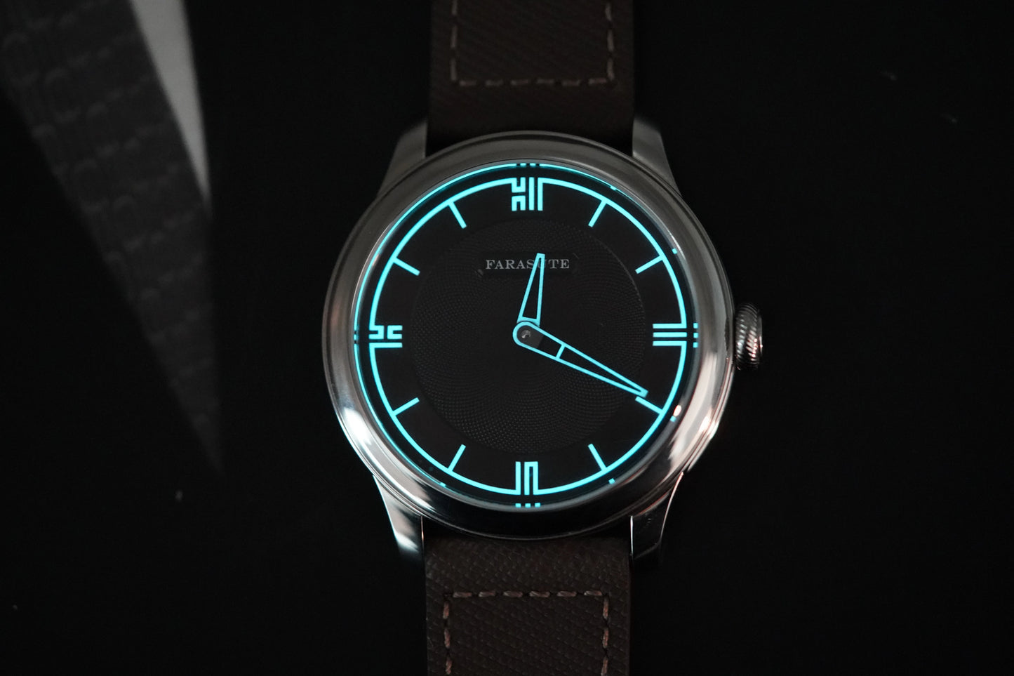 FARASUTE New Power Reserve 80 Hours Manual Mechanical Watch For Men Swiss Super Luminous Sapphire 5Bar Waterproof Wristwatches