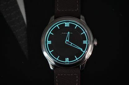 FARASUTE New Power Reserve 80 Hours Manual Mechanical Watch For Men Swiss Super Luminous Sapphire 5Bar Waterproof Wristwatches