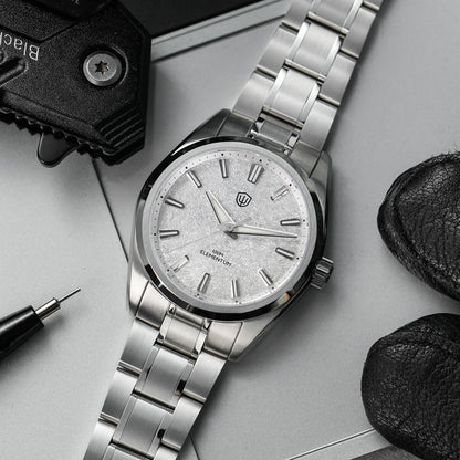 Watchdives WD0003C 38mm Watch VH31 Sweep Seconds Quartz Movement Stainless Steel Watch Elementum Original Design Men Wristwatch