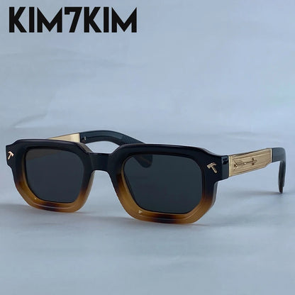 Ochelari de soare polarizați, pătrați, în stil punk, pentru bărbați, de marcă de lux, clasici, dreptunghiulari, cu protecție UV400, pentru șofat, la modă, pentru activități în aer liber