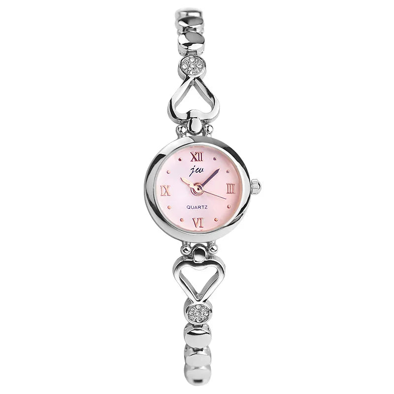 UTHAI CQ398 Fashionable Women watch exquisite heart bracelet waterproof quartz watch light luxury clock gift，watches for woman