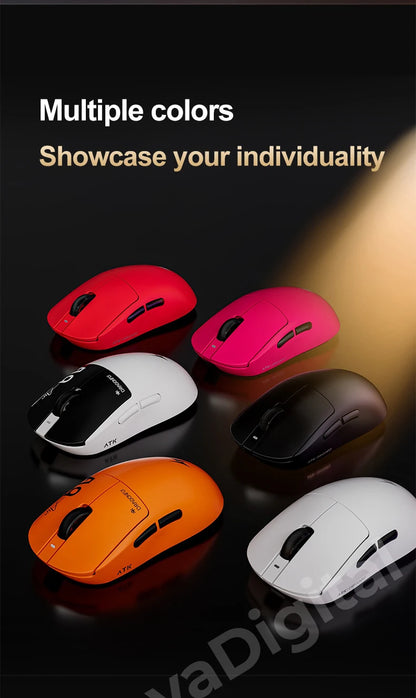 Mouse da gaming wireless ATK Dragonfly A9 Ultimate A9 Air PAW3950 ultraleggero ergonomico per e-sport FPS Gamer CSGO A9 Ultra