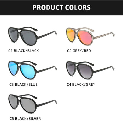 Ochelari de soare polarizați Classic Pilot pentru bărbați și femei, ochelari de soare retro mici în stil aviație, pentru bărbați și femei, la modă, cu protecție UV400, pentru condus