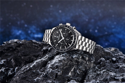 PAGANI DESIGN 2026 New Mens Watches Panda Moon Watch Luxury Quartz Watch For Men Automatic Date Sport Chronograph Wristwatch Men