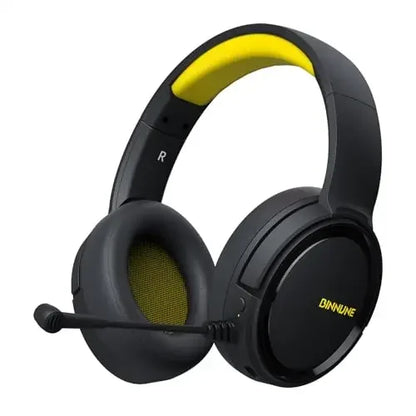 Casque de jeu sans fil BINNUNE BW02 avec micro, léger, circum-auriculaire, Bluetooth, faible latence, micro à réduction de bruit