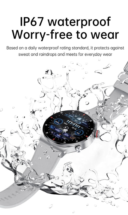Luxury QW33 Smart Watches Men NFC Wireless Call Fitness Waterproof Sports Wrist Intelligent Smartwatches for Women Android 2026