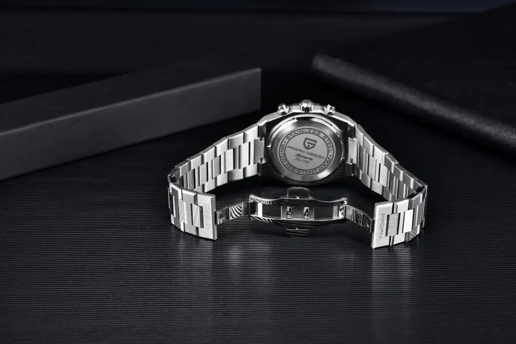 PAGANI DESIGN PD1707 Men's Quartz Watches 40MM Stainless Steel Sapphire Glass Top Brand Watch Gift for Men Reloj Hombre 2024 New