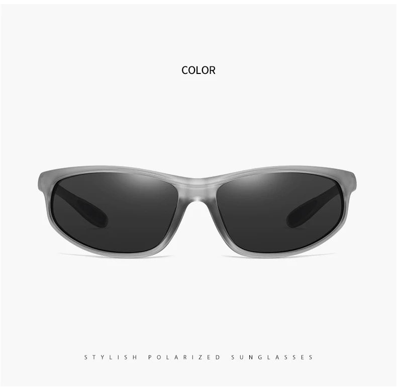 VCKA Ochelari de soare polarizați pentru bărbați, pentru miopie, de sport, cu prescripție medicală, pentru activități în aer liber, cu rame mici, ochelari pentru femei, optică, ochelari personalizați -0,5 până la -6,0