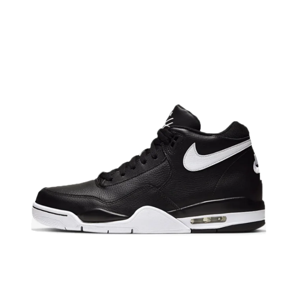 Nike Flight Legacy – Bequeme und vielseitige Retro-Basketballschuhe im Mid-Top-Stil für Herren, Weiß/Blau, BQ4212-103