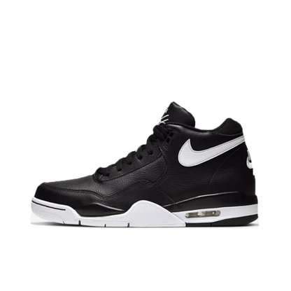 Nike Flight Legacy – Bequeme und vielseitige Retro-Basketballschuhe im Mid-Top-Stil für Herren, Weiß/Blau, BQ4212-103