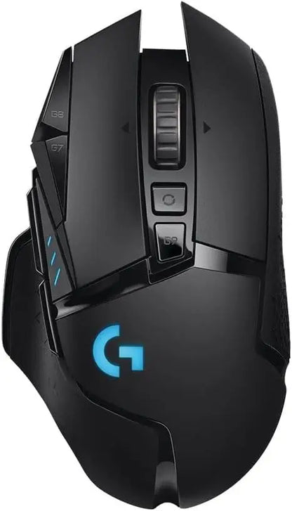 Logitech G502 X Lightspeed Gaming Mouse LIGHTFORCE Hybrid Optical-Mechanical Switches HERO 25K Gaming Sensor Compatible With PC