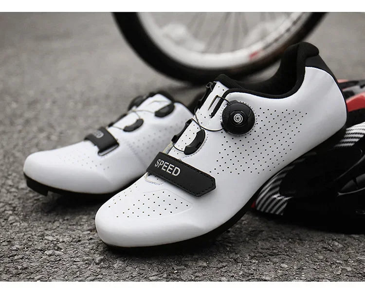 Unisex Road And Mountain Bike Lock Shoes Outdoor Pedal Assisted Bicycle Riding Shoes Cross-Border New Model Sports Entertainment