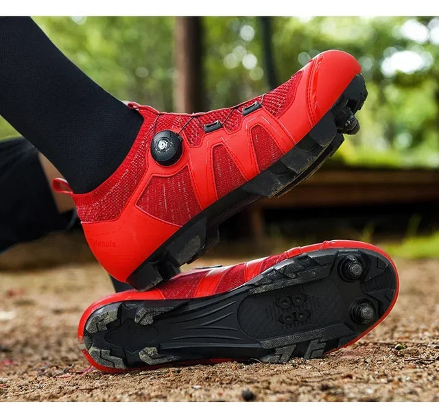 Professional Men's Road Cycling Shoes Breathable Women's MTB Bike Shoes Racing Speed Sneakers Mountain Bicycle Footwear for Shimano