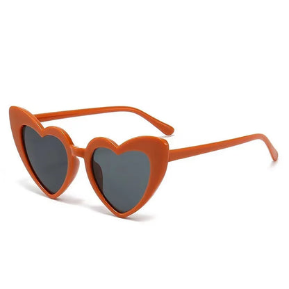 1 buc. Ochelari de soare în formă de inimă cu personaje de desene animate pentru copii, ochelari de soare pentru bebeluși, băieți și fete, ochelari de soare UV400, cadouri pentru copii, ochelari de modă pentru petreceri