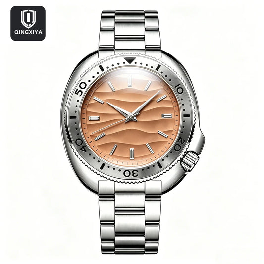 QINGXIYA New Luxury Military Man Watch Waterproof Men Watch Stainless Steel Quartz Men's Watches Reloj+box Relogio Masculino