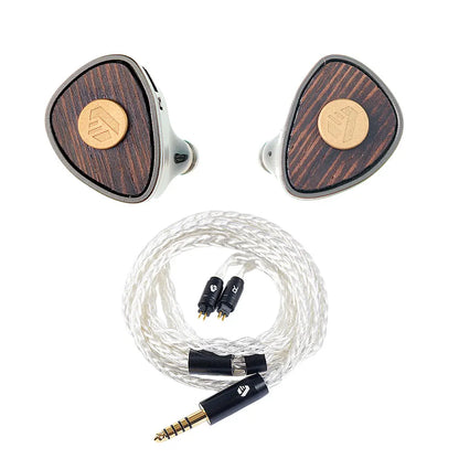 Nouveaux écouteurs ARISYN BAI YONG avec diaphragme composite LCP de 10 mm, transducteur dynamique + unité haute fréquence MEMS avec câble pour casque HiFi