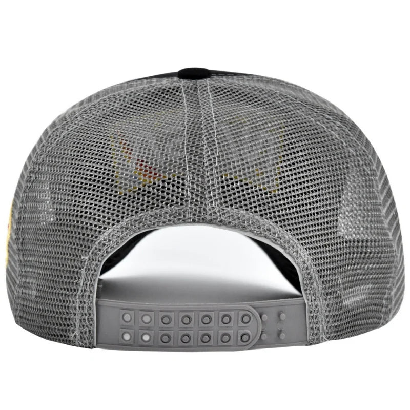 New 3D premium NASA embroidered baseball cap, summer color blocked mesh cap, men's and women's outdoor casual duckbill cap