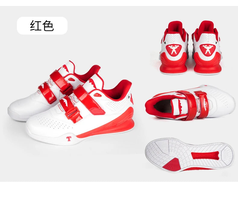 Professional Weightlifting Shoes Comfortable Indoor Squat Training Shoes Durable Anti Slip Weightlifting Hard Pull Sports Shoes