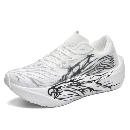 2026 New Eagle Pattern Running Shoes Carbon Plate Marathon Sports Shoes Ultra-Light Breathable Cushioning Training Running Shoes