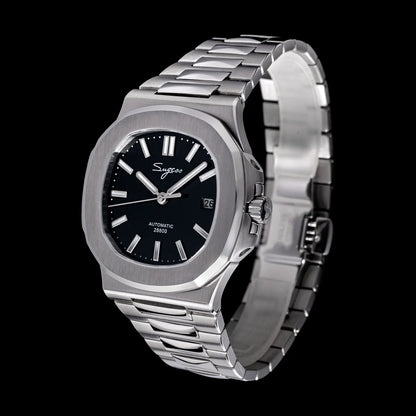 Orologio da uomo Sugess automatico meccanico, movimento Miyota 9015, quadrante MOP, luminoso, impermeabile 5bar, bracciale di lusso S466