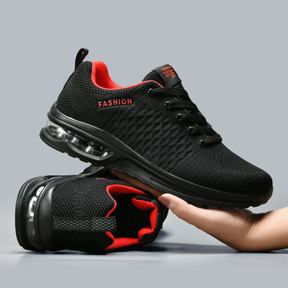 Men's Running Shoes Outdoor Sports Casual Mesh Tennis Shoes, Lace-Up Lightweight Gym Jogging Shoes for Men, 2025 New Male Sneakers