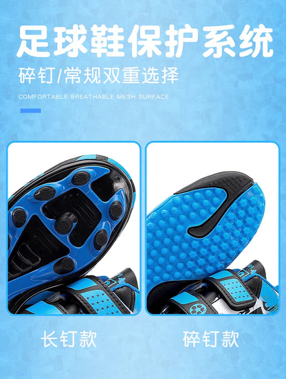 Soccer Cleats for Men and Women Breathable Lightweight Anti-Slip Firm Ground for Outdoor Football Training Match Sports