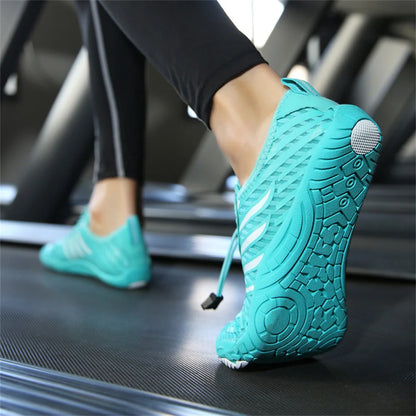 Sapatos Aquáticos Unissexo de Secagem Rápida para Homem e Mulher, Coloridos, para Praia, Natação, Surf e Beira-Mar, Ténis Aquáticos para Casal, Descalços, para Caminhada em Riachos