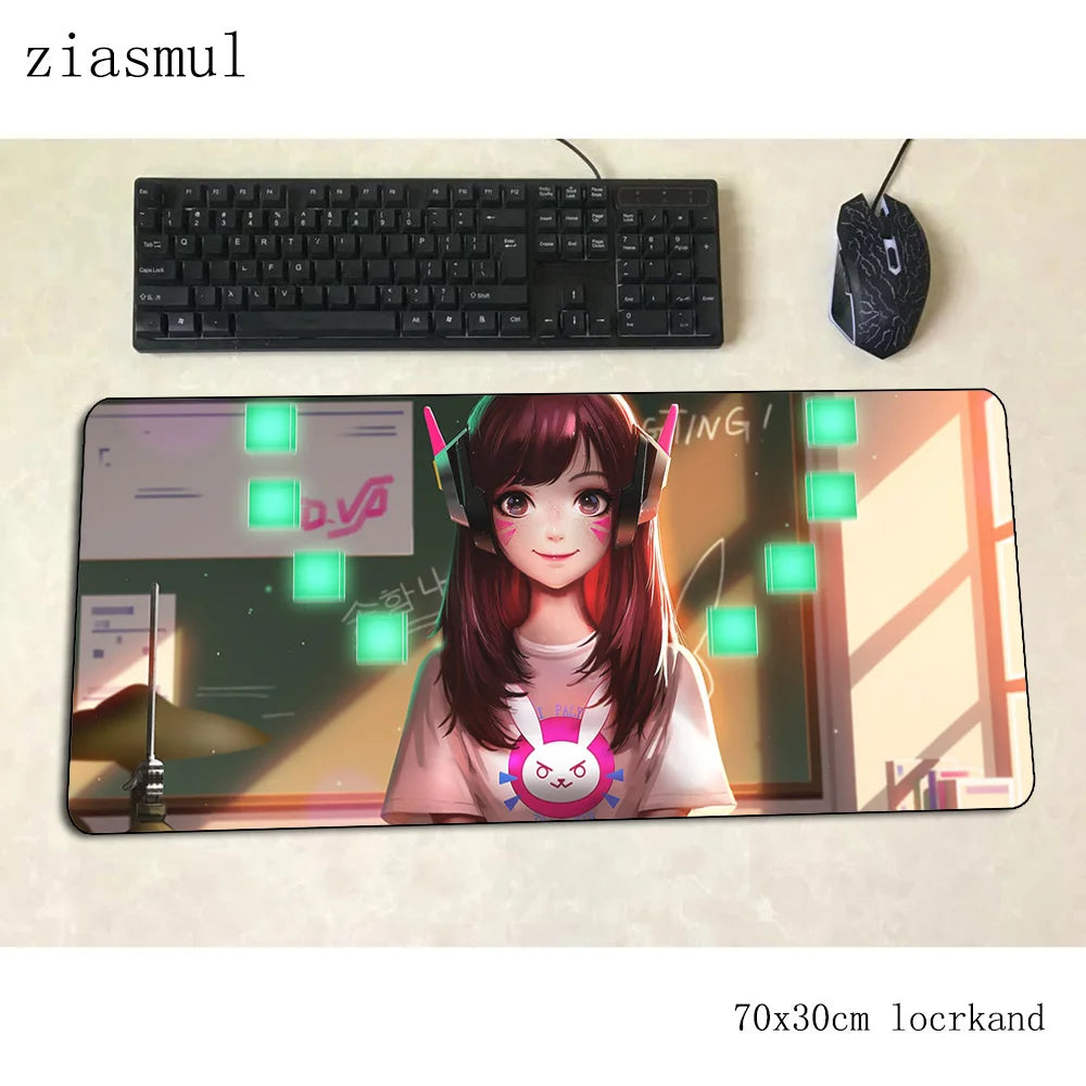 DVA-pelihiirimatto 70x30cm XL, gaming-hiirimatto PC:lle ja kannettavalle, suloinen pöytämatto pelaamiseen, joululahja pelaajalle, pelimatto, gamepad