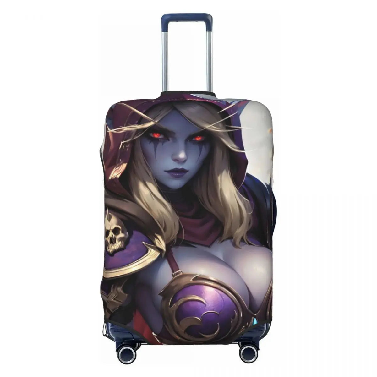 World Of Warcraft Sylvanas Windrunner Suitcase Cover Flight Fun Luggage Supplies Cruise Trip Protection