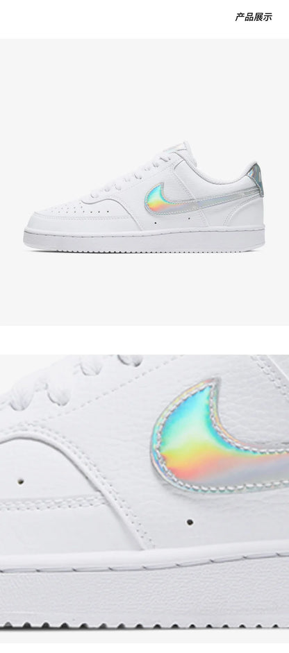 Nike Original COURT VISION Damen-Low-Top-Freizeit-Skateschuhe CW5596-100