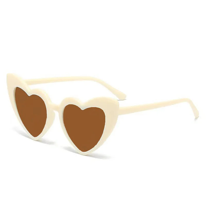 1 buc. Ochelari de soare în formă de inimă cu personaje de desene animate pentru copii, ochelari de soare pentru bebeluși, băieți și fete, ochelari de soare UV400, cadouri pentru copii, ochelari de modă pentru petreceri