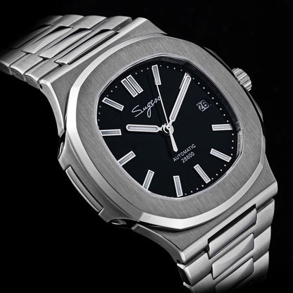 Orologio da uomo Sugess automatico meccanico, movimento Miyota 9015, quadrante MOP, luminoso, impermeabile 5bar, bracciale di lusso S466