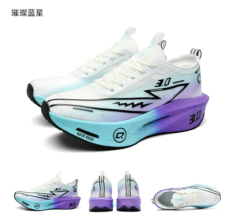 Running Shoes Speciality Men Marathon Sports Carbon Board Breathable Ultralight Women Comfy Athletic Cushion Stability Sneakers