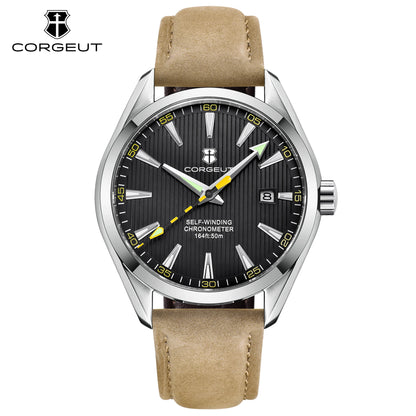 CORGEUT 41mm Luxury NH35 Movement Watch for Men Sapphire Glass Sport Clock Automatic Men's Watch Mechanical Watches