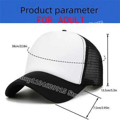Wojans Team Baseball Cap Cartoon Anime Hot Game Printed Headwear Summer Adjustable Fashion Blue Sport Casual Hats Birthday Gift