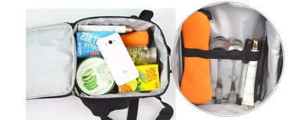 Popular Game FortniteS Child Insulated Large Capacity Bag for Boy and Girl Student Outdoor Resuable Thermal Cooler Lunch Box