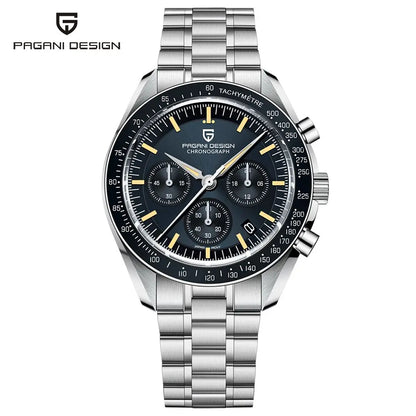 PAGANI DESIGN PD1701 Tribute to CK2998 Moon Watch Retro Quartz Watch For Men AR Sapphire crystal Sport Chronograph Man 2026 New