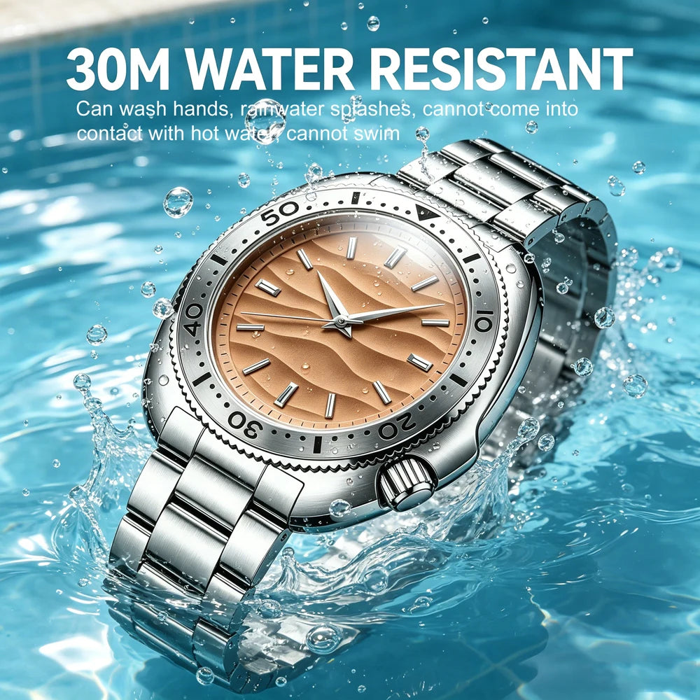 QINGXIYA New Luxury Military Man Watch Waterproof Men Watch Stainless Steel Quartz Men's Watches Reloj+box Relogio Masculino