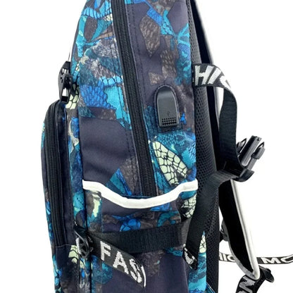 Mochila escolar para estudante com estampado do jogo Fortnite, para rapazes e raparigas, grande capacidade, impermeável, leve e resistente, presente de aniversário