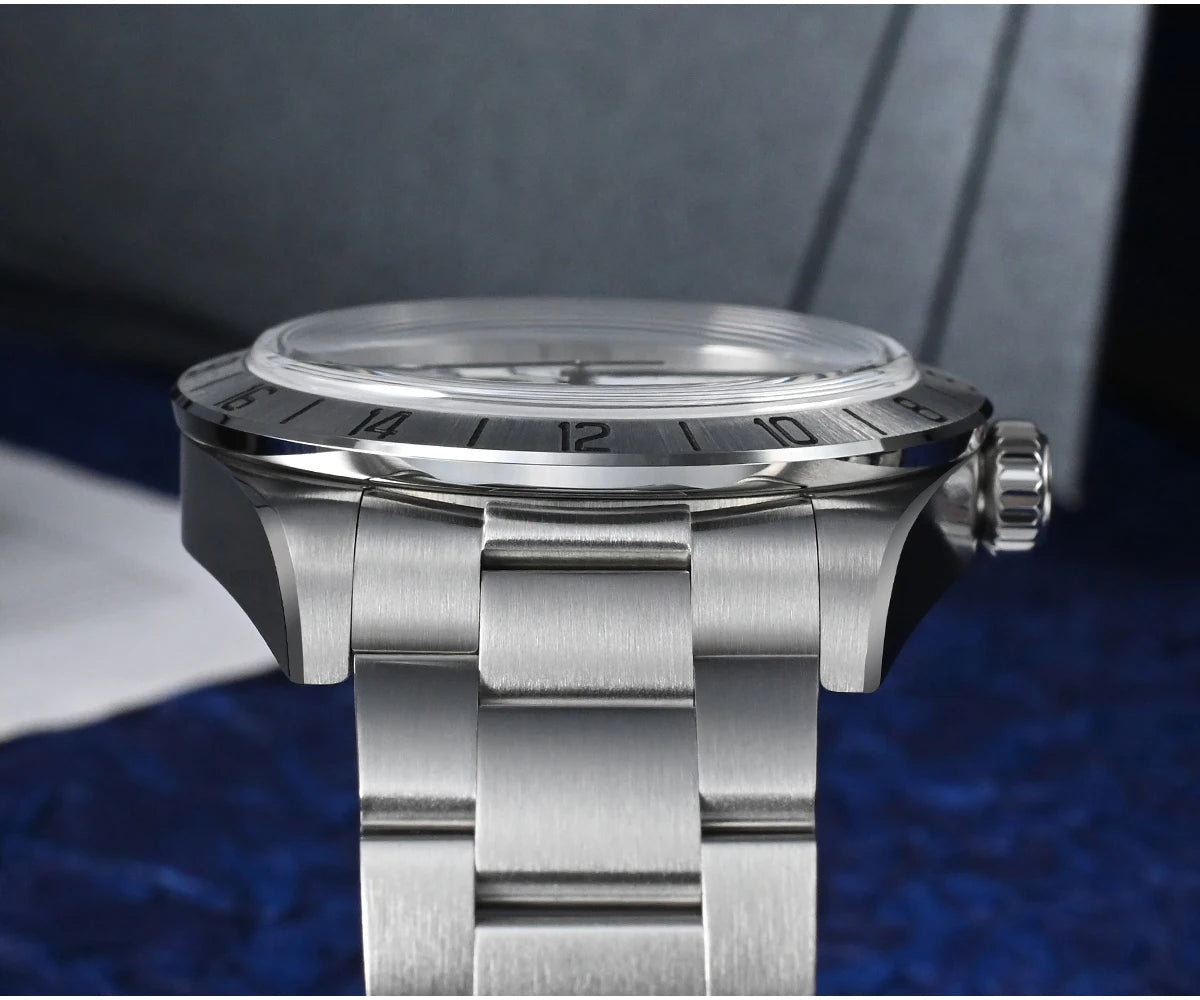 San Martin New 39mm NH34 BB GMT Automatic Mechanical Watch Sport Watch Sapphire Luminous Waterproof 100m for Men Watch SN0054