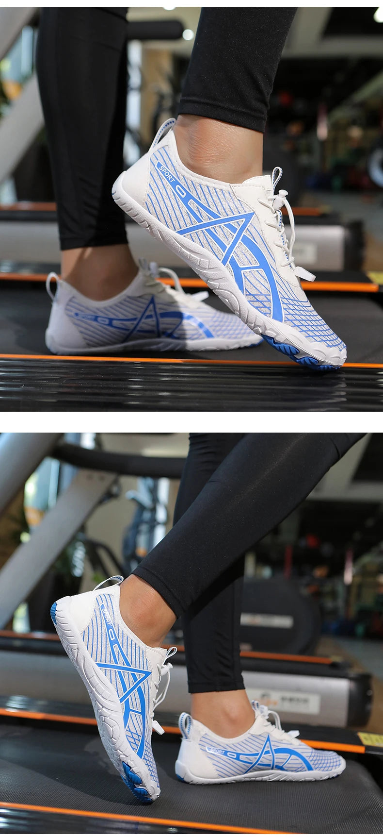 Aqua Shoes Herr Vattenskor Barfota strandskor Unisex Snabbtorkande utomhusskor Träningsskor Gymskor Sneakers Storlek 35–46