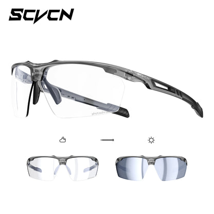 Ochelari de ciclism polarizați SCVCN, ochelari de soare pentru alergare, protecție UV, ochelari pentru ciclism sportiv, MTB, bicicletă de șosea, ochelari pentru femei, ochelari de protecție pentru ciclism