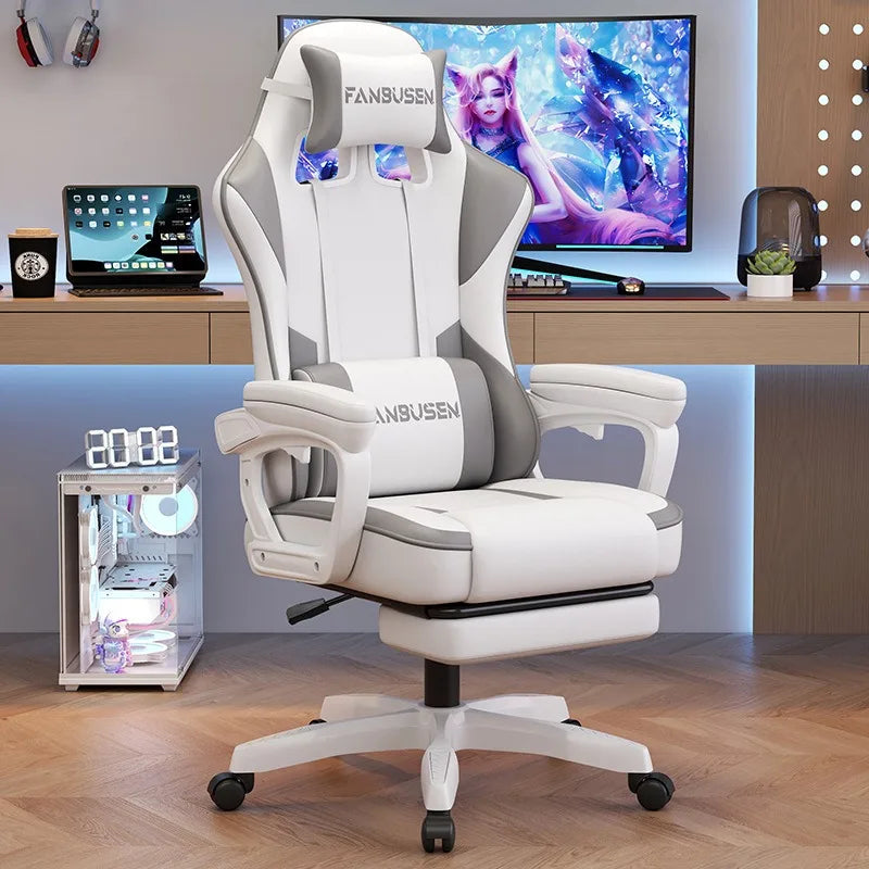 Chaise de jeu chaise d'ordinateur chaise de jeu ergonomique dortoir levage moderne Simple chaise de jeu de bureau