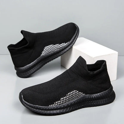 Lightweight Men's Walking Shoes Outdoor Soft Male Casual Shoes Flexible Breathable Men Loafers Slip-On Footwear Sneakers 39-48