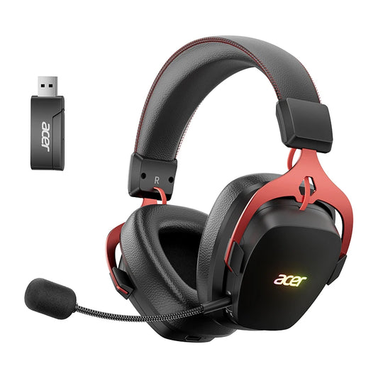 Acer 2.4GHz Wireless Gaming Headsets 7.1 Surround Sound Bluetooth Gaming Headset with Mic for PS5, PS4, PC, Switch Stereo Sound