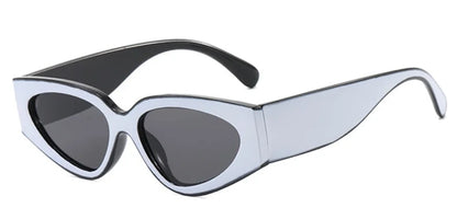 Ochelari de soare negri cu rame groase, model „Cat Eye”, pentru femei – ochelari de soare vintage la modă, ochelari clasici pentru doamne