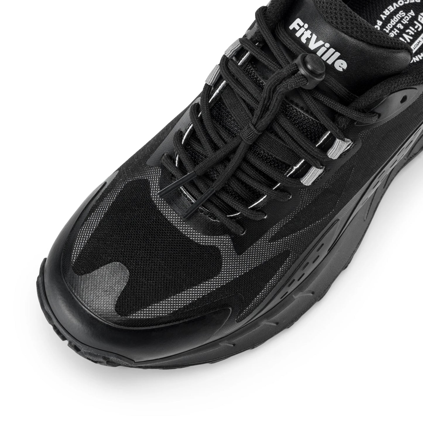 Fittington Wide Sneakers for Men Slip-on Hiking Shoes Soft Comfortable Men Running Shoe Slip Resistant Walking Shoes with Arch