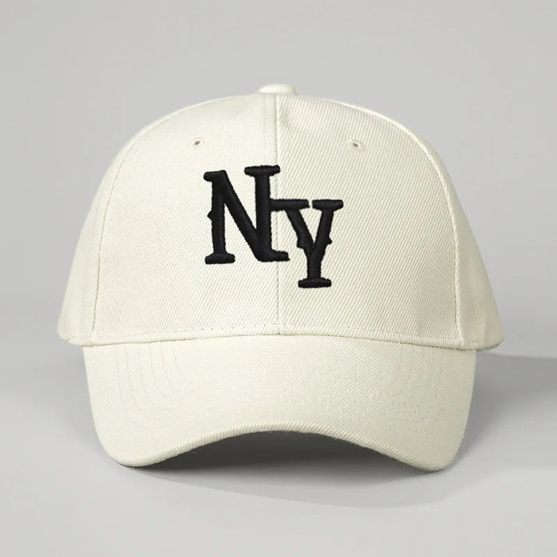 Embroidery NY letters NEW YORK Baseball Cap for Men Soft top Cotton sun hats Women Snapback sunbonnet Adult trucker caps ﻿