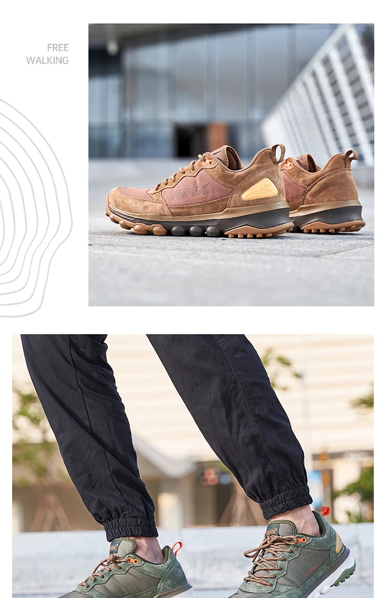 RAX Winter Hiking Boots Men Waterproof Breathable Outdoor Sports Sneakers for Men Trekking Boots Mountain Trekking Shoes Bigsize